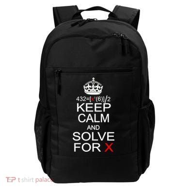 Keep Calm And Solve For X Backpack
