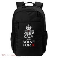 Keep Calm And Solve For X Backpack thumb 0