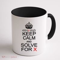 Keep Calm And Solve For X Coffee Mug thumb 1