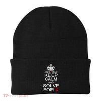 Keep Calm And Solve For X Beanie thumb 0
