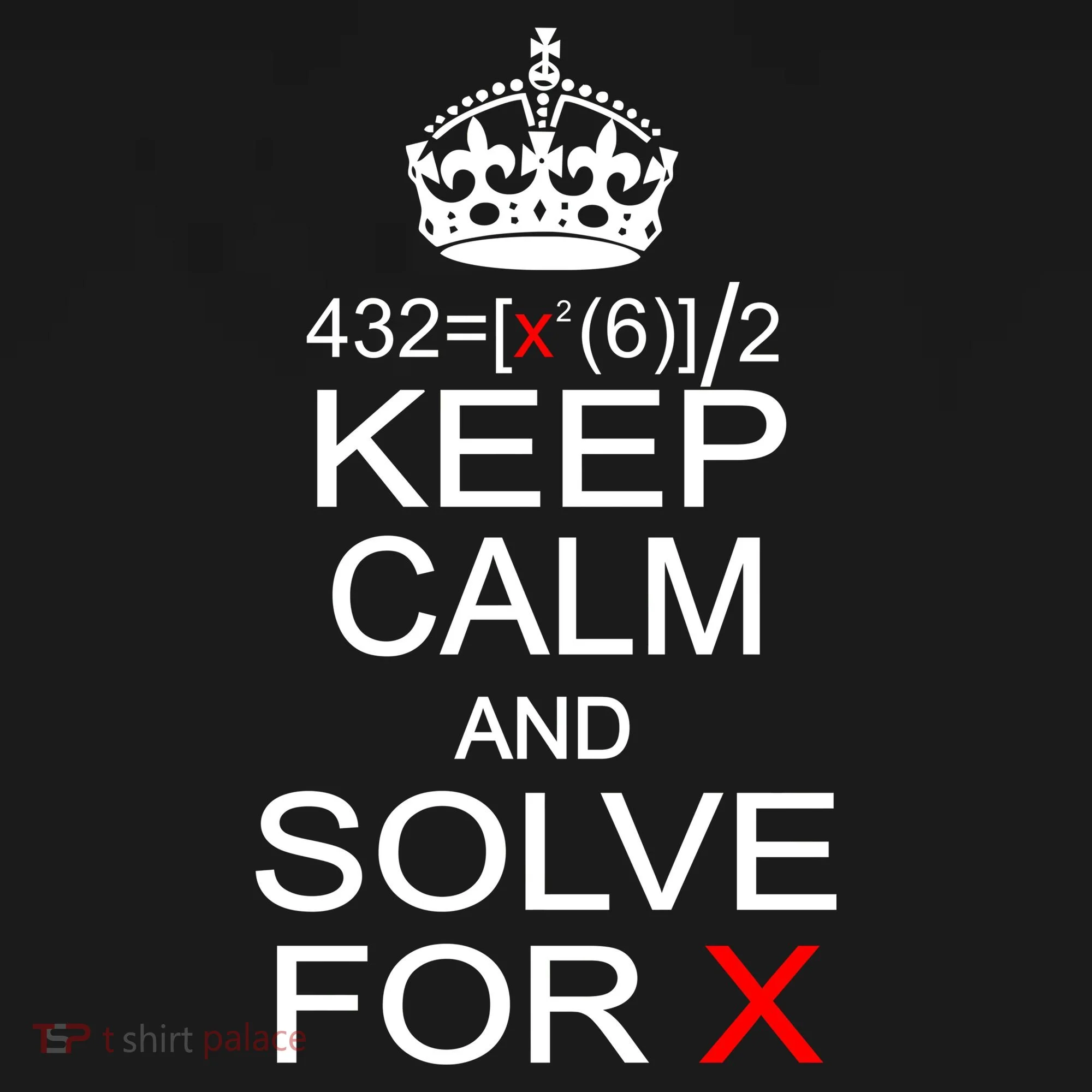 Keep Calm And Solve For X Coaster