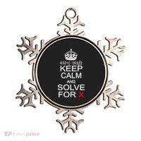 Keep Calm And Solve For X Ornament thumb 0