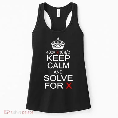 Keep Calm And Solve For X Women's Tank Top