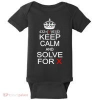 Keep Calm And Solve For X Baby Bodysuit thumb 0