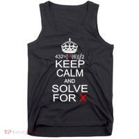 Keep Calm And Solve For X Tank Top thumb 0