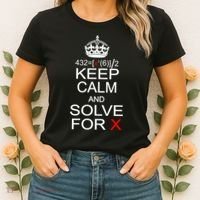 Keep Calm And Solve For X Women's T-Shirt thumb 2