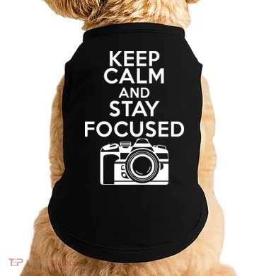 Keep Calm And Stay Focus Doggie Tank