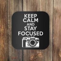 Keep Calm And Stay Focus Coaster thumb 0