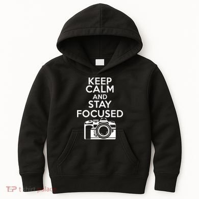 Keep Calm And Stay Focus Kids Hoodie