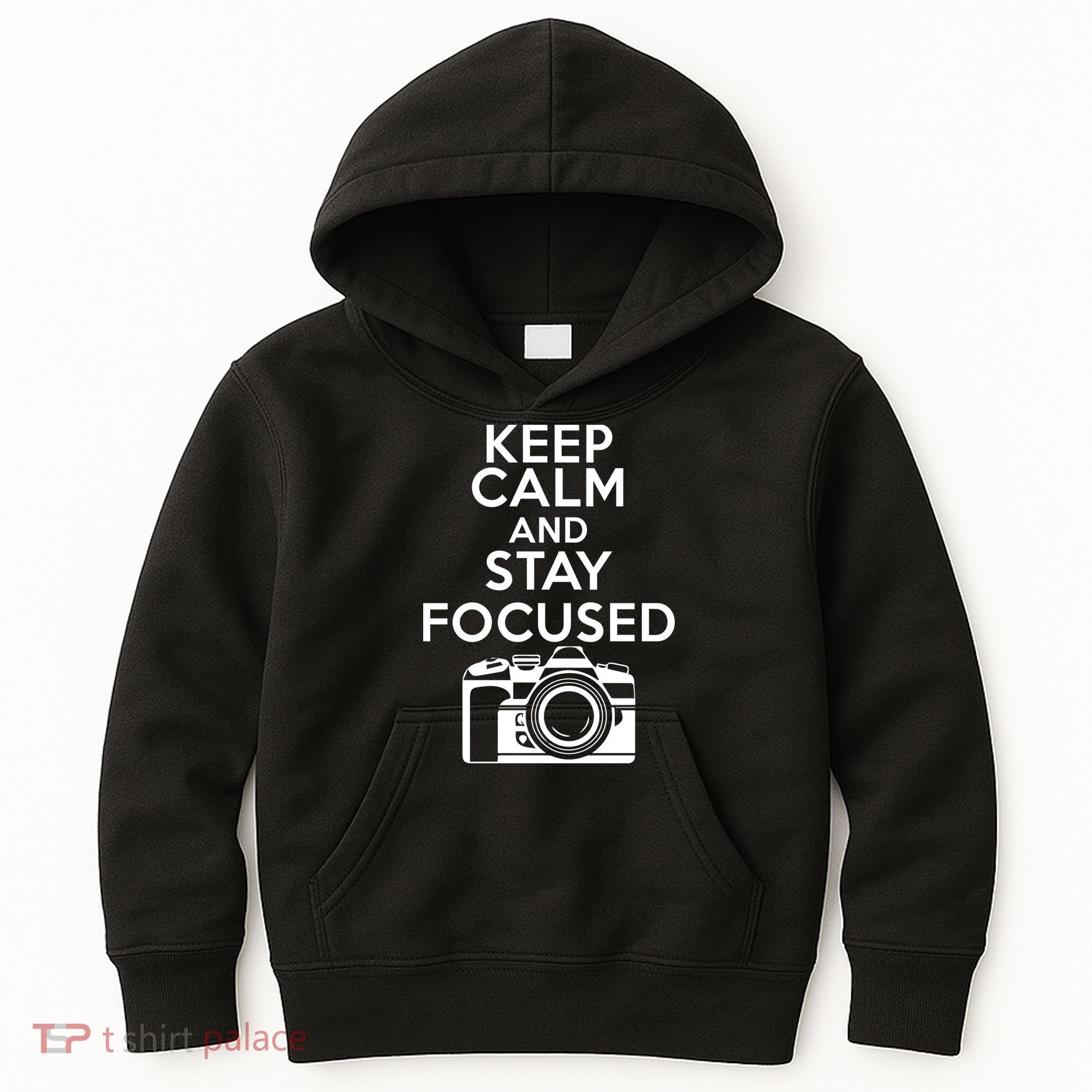 Keep Calm And Stay Focus Kids Hoodie