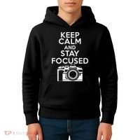Keep Calm And Stay Focus Kids Hoodie thumb 4