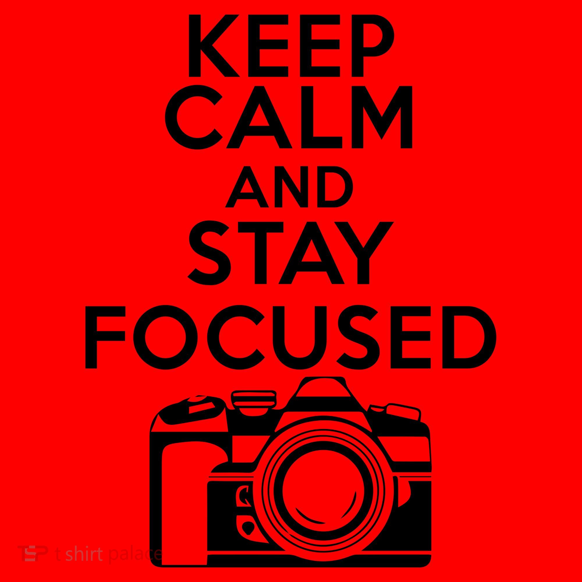 Keep Calm And Stay Focus Santa Hat