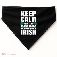Keep Calm And Stay Irish USA-Made Doggie Bandana thumb 0