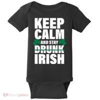 Keep Calm And Stay Irish Baby Bodysuit thumb 0