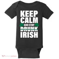 Keep Calm And Stay Irish Baby Bodysuit thumb 0