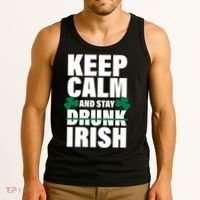 Keep Calm And Stay Irish Tank Top thumb 3