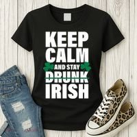 Keep Calm And Stay Irish Women's T-Shirt thumb 3