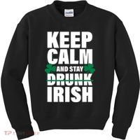 Keep Calm And Stay Irish Kids Sweatshirt thumb 0