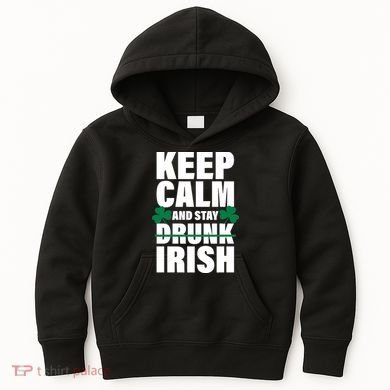Keep Calm And Stay Irish Kids Hoodie