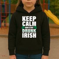 Keep Calm And Stay Irish Kids Hoodie thumb 3