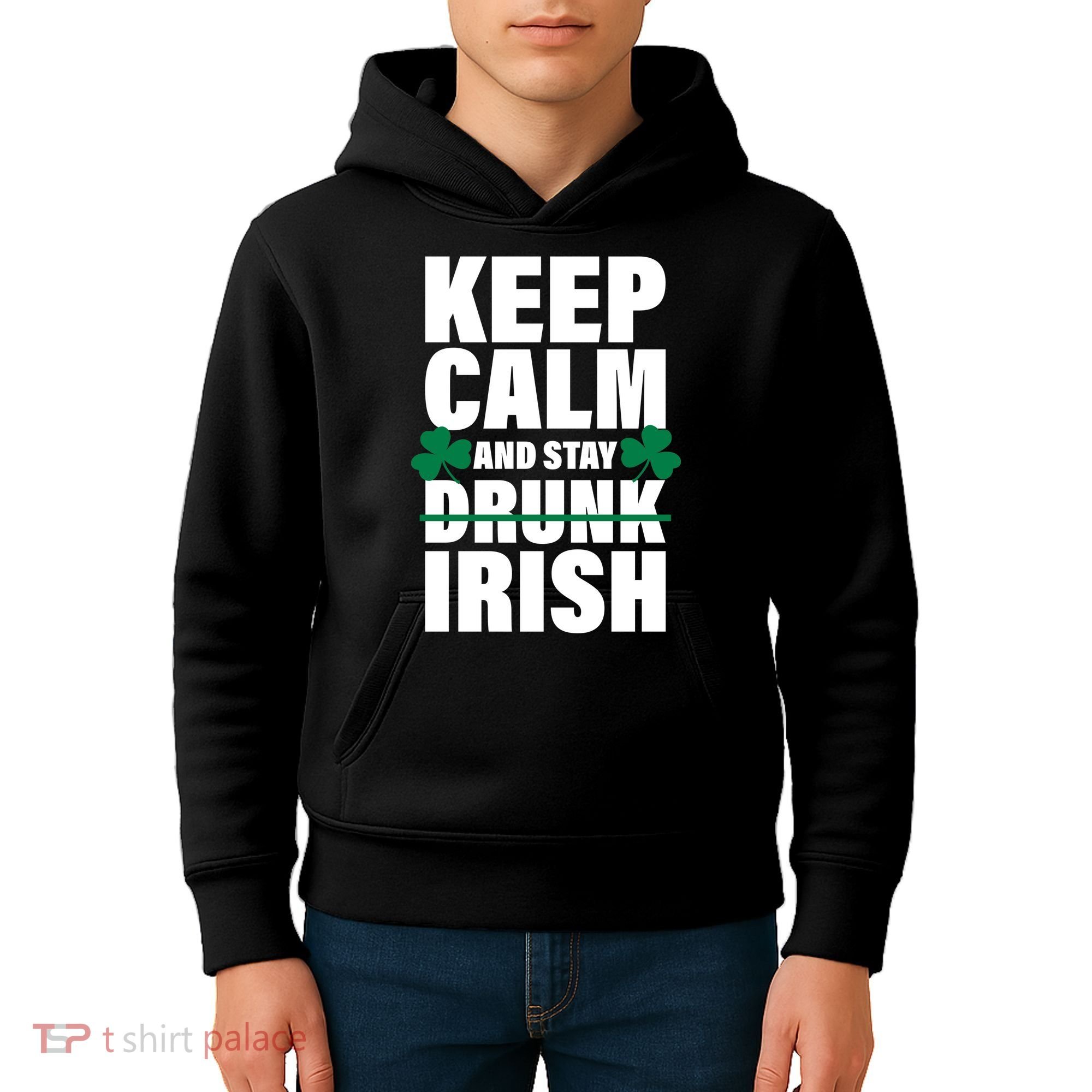 Keep Calm And Stay Irish Kids Hoodie