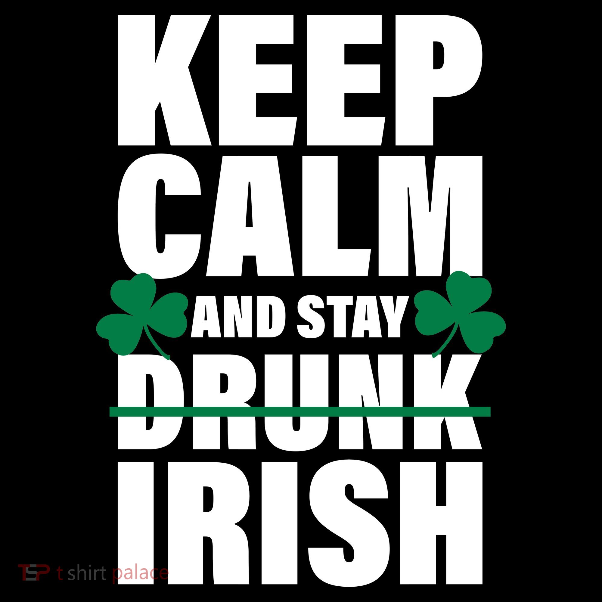 Keep Calm And Stay Irish Kids Long Sleeve Shirt