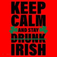 Keep Calm And Stay Irish Santa Hat thumb 1