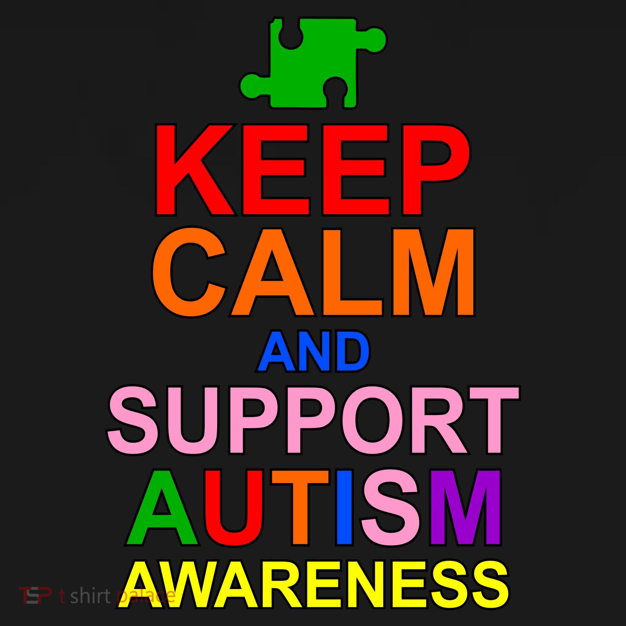 Keep Calm And Support Autism Awareness Hoodie