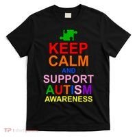 Keep Calm And Support Autism Awareness T-Shirt thumb 0