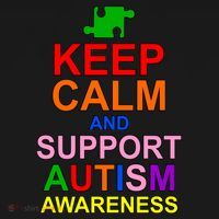 Keep Calm And Support Autism Awareness Tank Top thumb 6