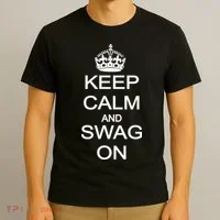 Keep Calm And Swag On T-Shirt thumb 3
