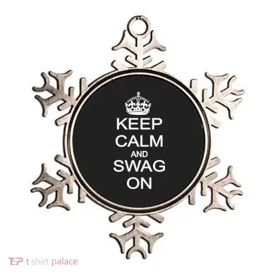 Keep Calm And Swag On Ornament