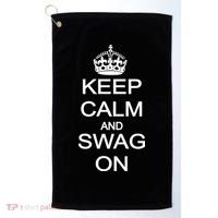Keep Calm And Swag On Golf Towel thumb 0