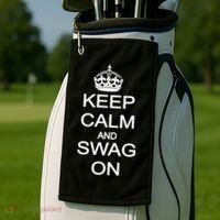 Keep Calm And Swag On Golf Towel thumb 2