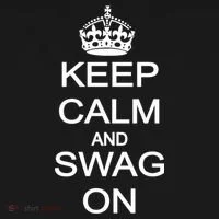 Keep Calm And Swag On Kids Sweatshirt thumb 2