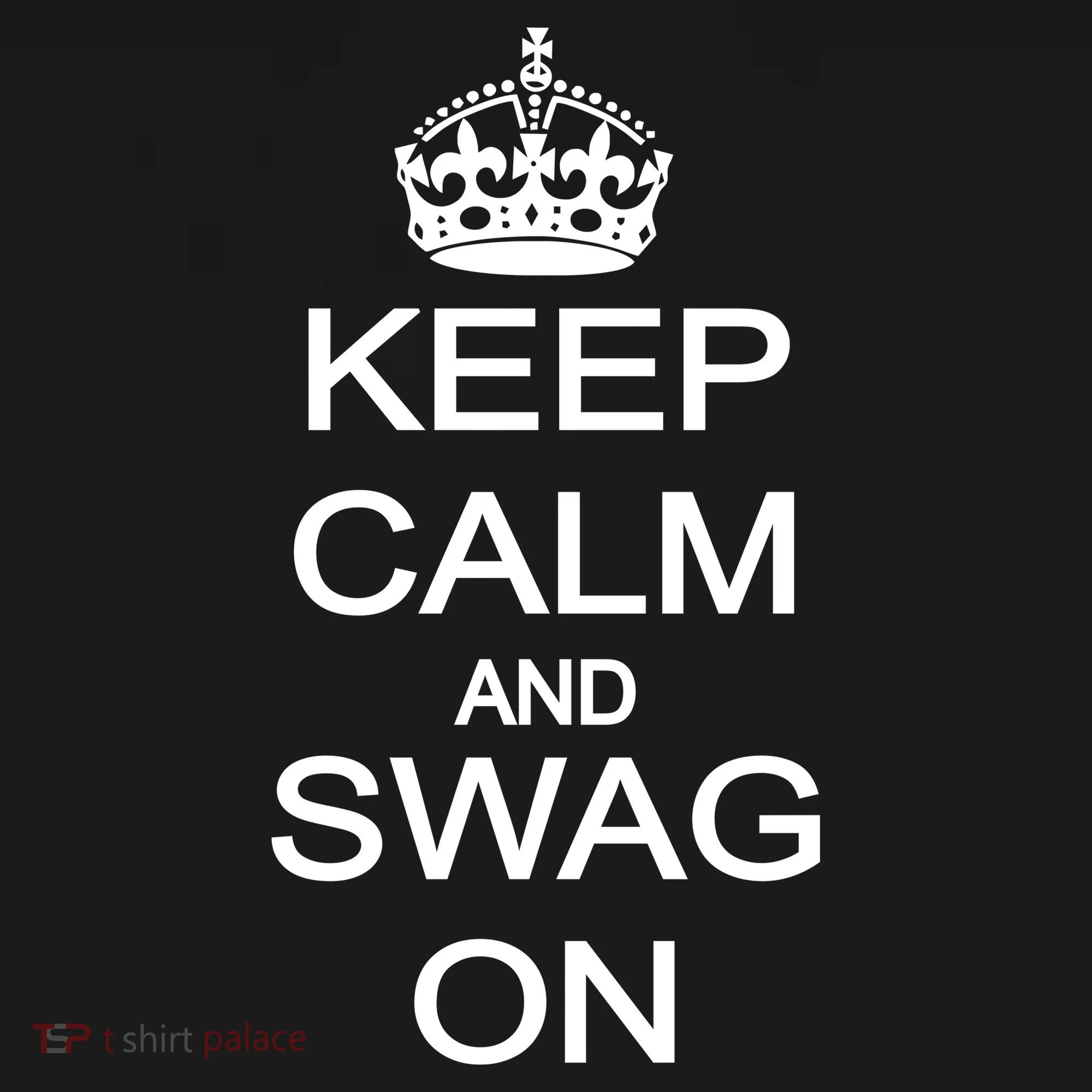 Keep Calm And Swag On Kids Sweatshirt