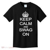 Keep Calm And Swag On Kids T-Shirt thumb 0