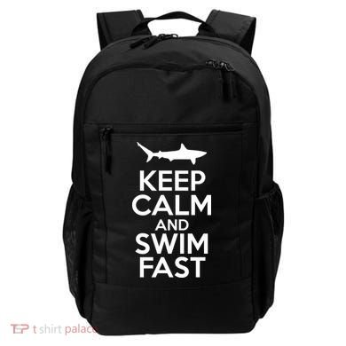Keep Calm And Swim Fast Backpack