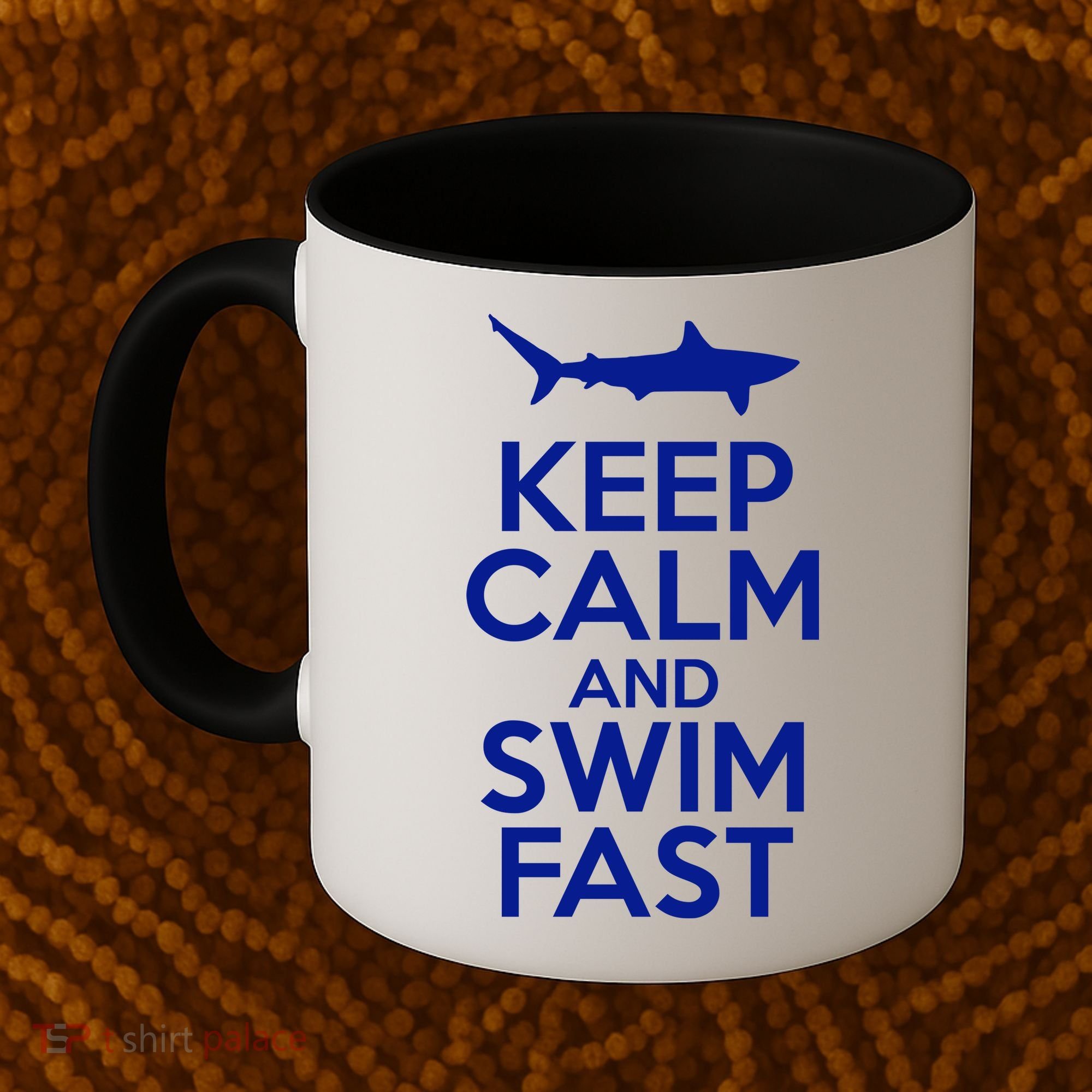 Keep Calm And Swim Fast Coffee Mug