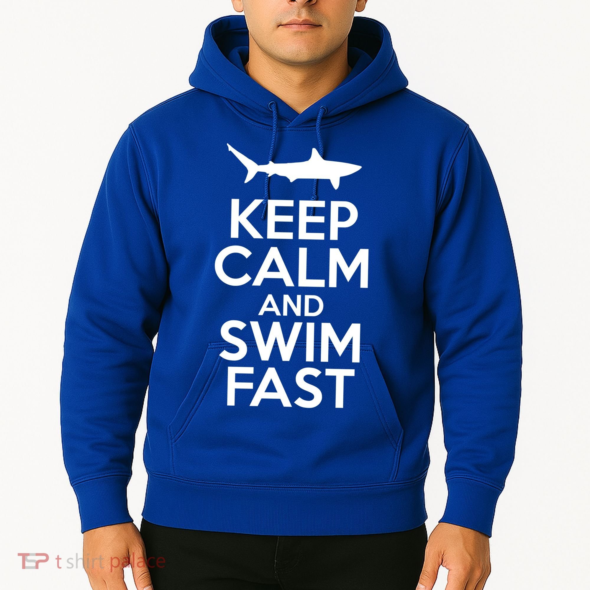 Keep Calm And Swim Fast Hoodie