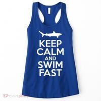 Keep Calm And Swim Fast Women's Tank Top thumb 0