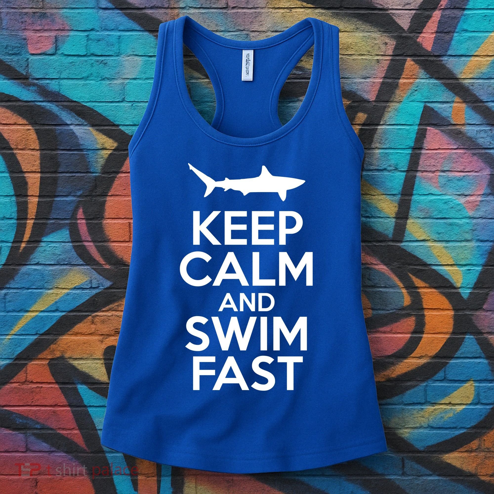 Keep Calm And Swim Fast Women's Tank Top