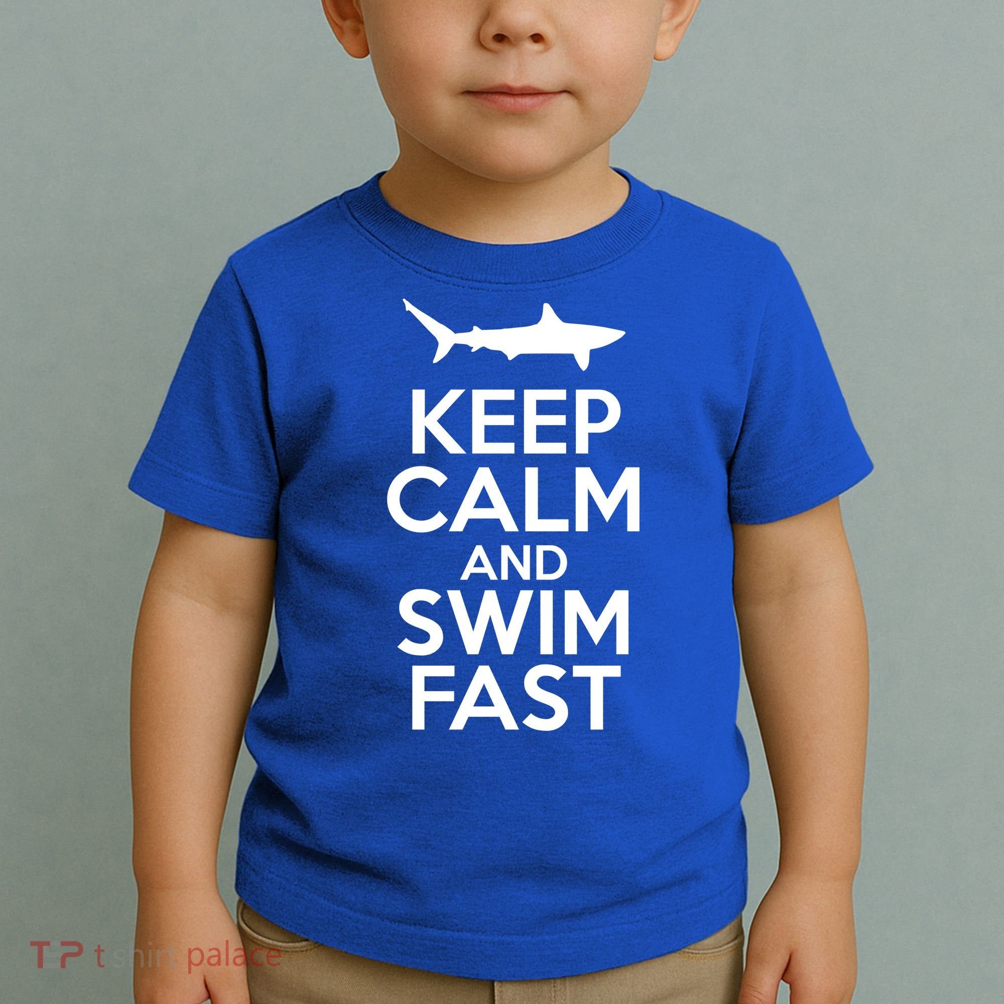 Keep Calm And Swim Fast Toddler T-Shirt