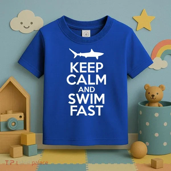 Keep Calm And Swim Fast Toddler T-Shirt
