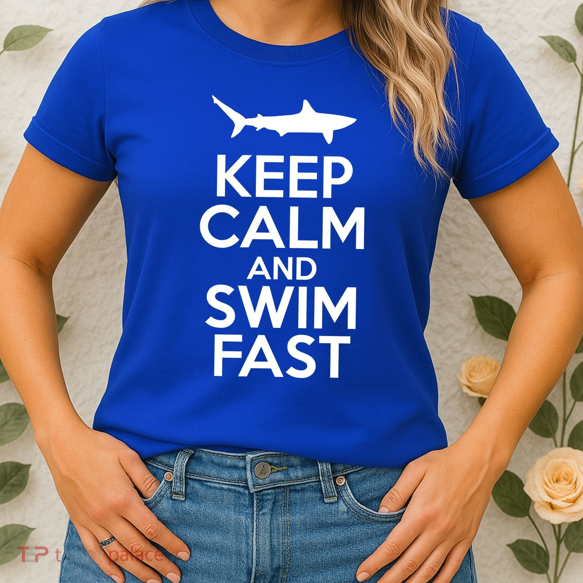 Keep Calm And Swim Fast Women's T-Shirt