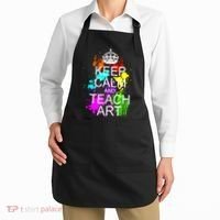 Keep Calm And Teach Art Apron thumb 2