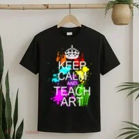 Keep Calm And Teach Art T-Shirt thumb 2