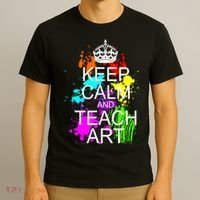 Keep Calm And Teach Art T-Shirt thumb 3
