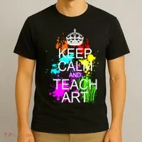 Keep Calm And Teach Art T-Shirt thumb 3