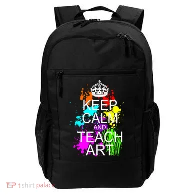 Keep Calm And Teach Art Backpack